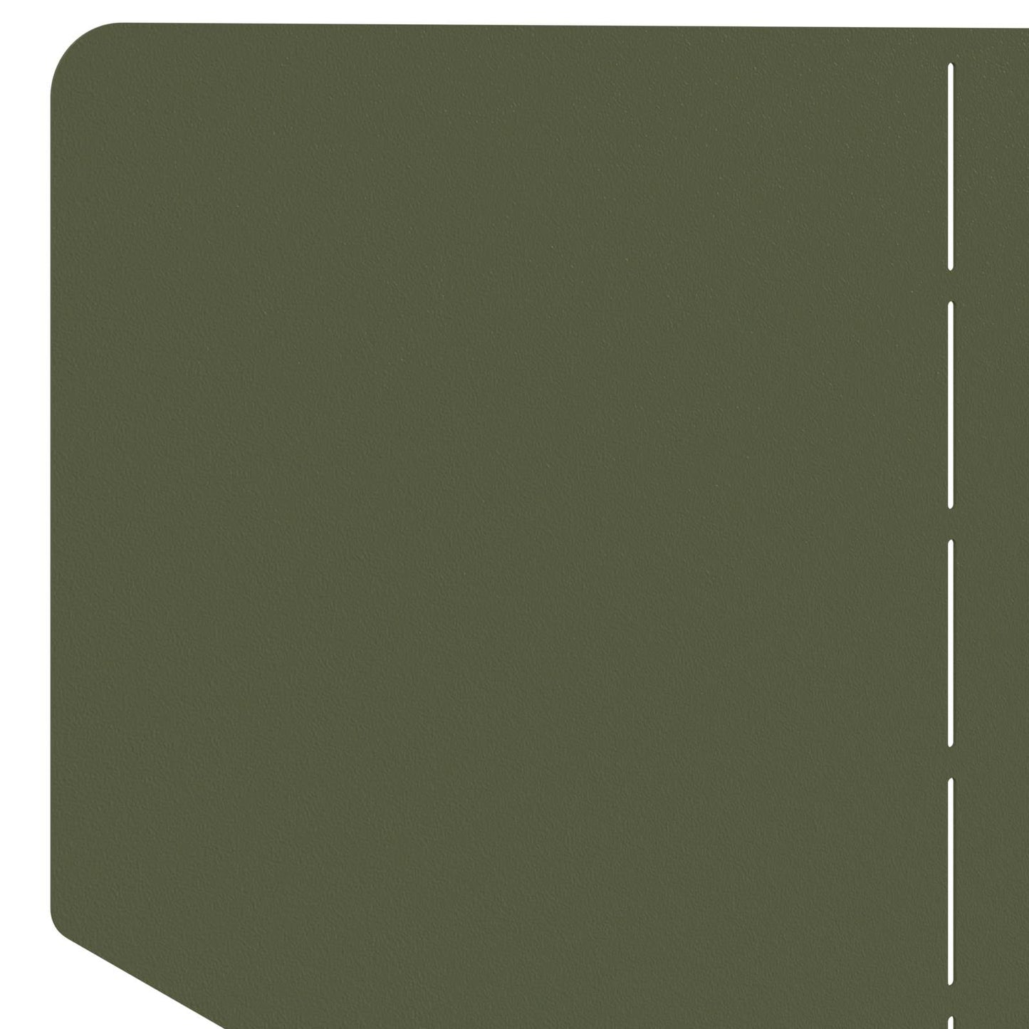 Plænekant 100 x 45 cm Stål Olivengrøn