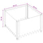 Plænekant 4 pcs 60 x 60 x 35 cm Stål Antracit