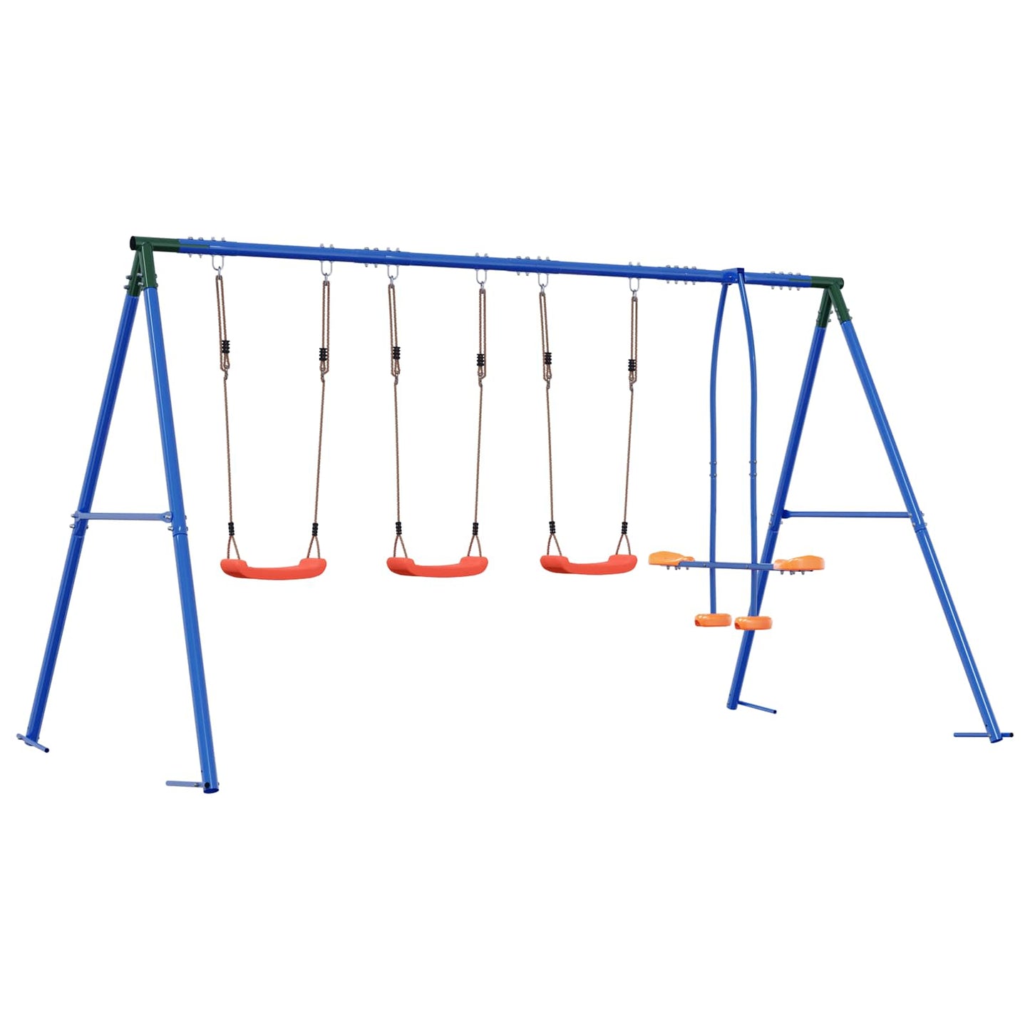 Udendørs Svingesæt Flerfarvet 330 x 185 x 185 cm Stål og PE