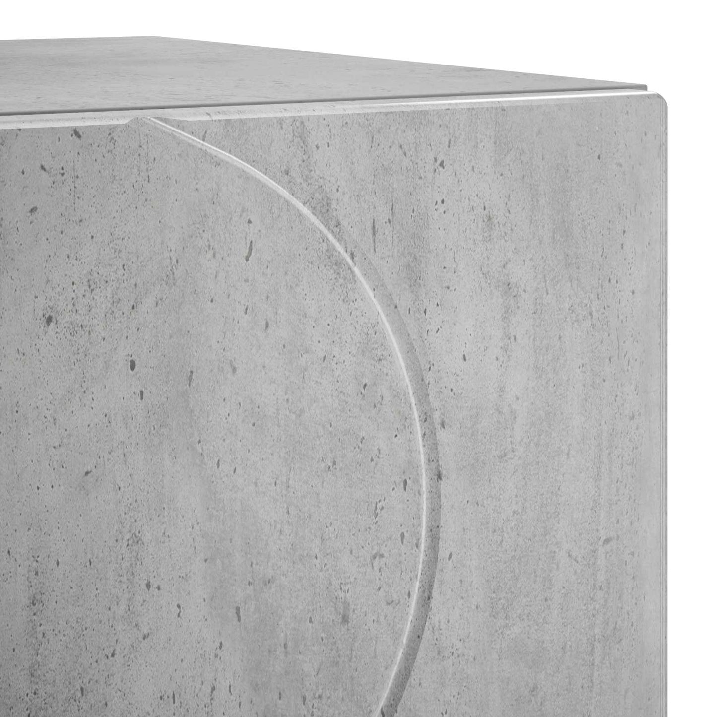 Natskab Betongrå 33,5 x 34,5 x 50 cm Konstrueret træ