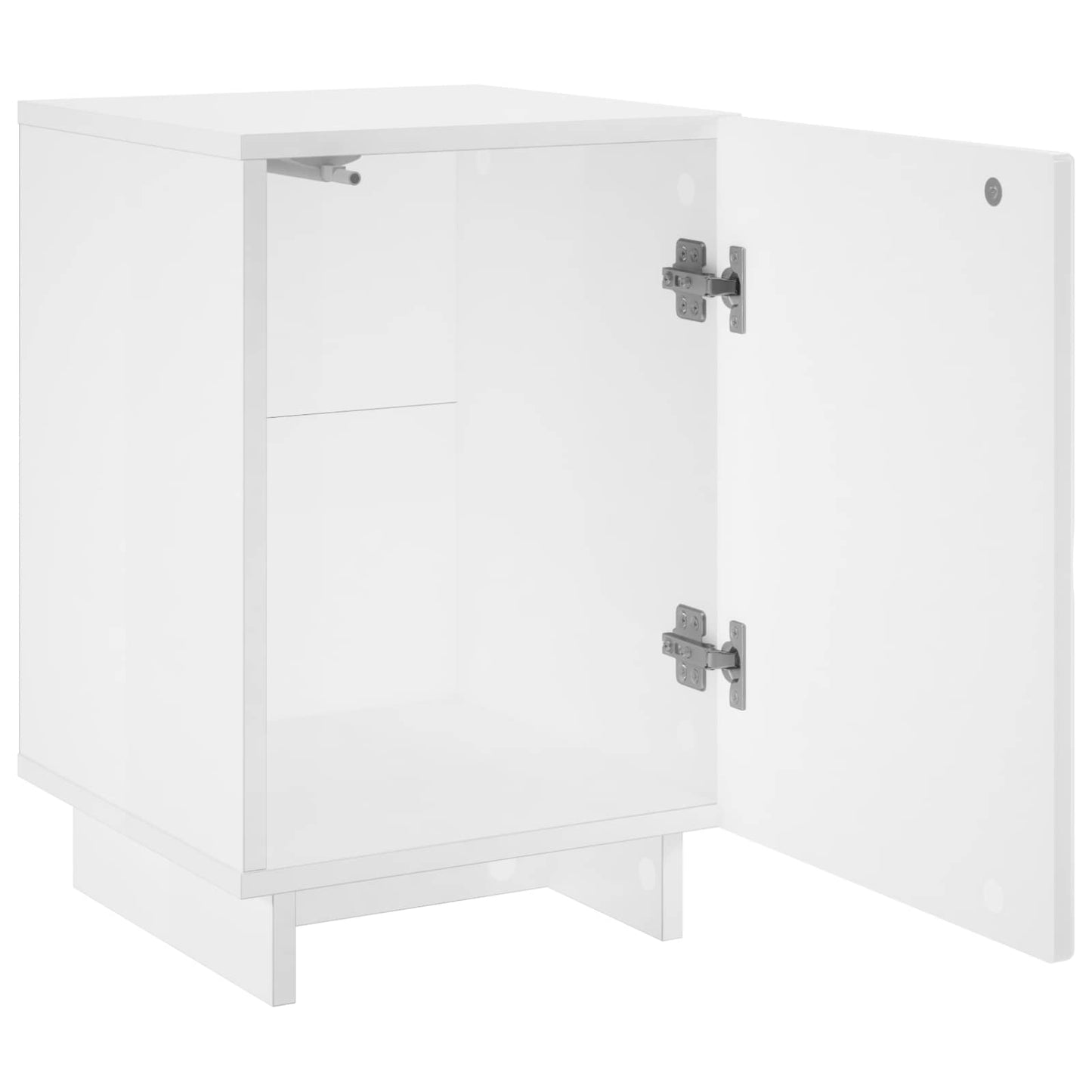 Natskab 2 pcs Hvid 33,5 x 34,5 x 50 cm Konstrueret træ