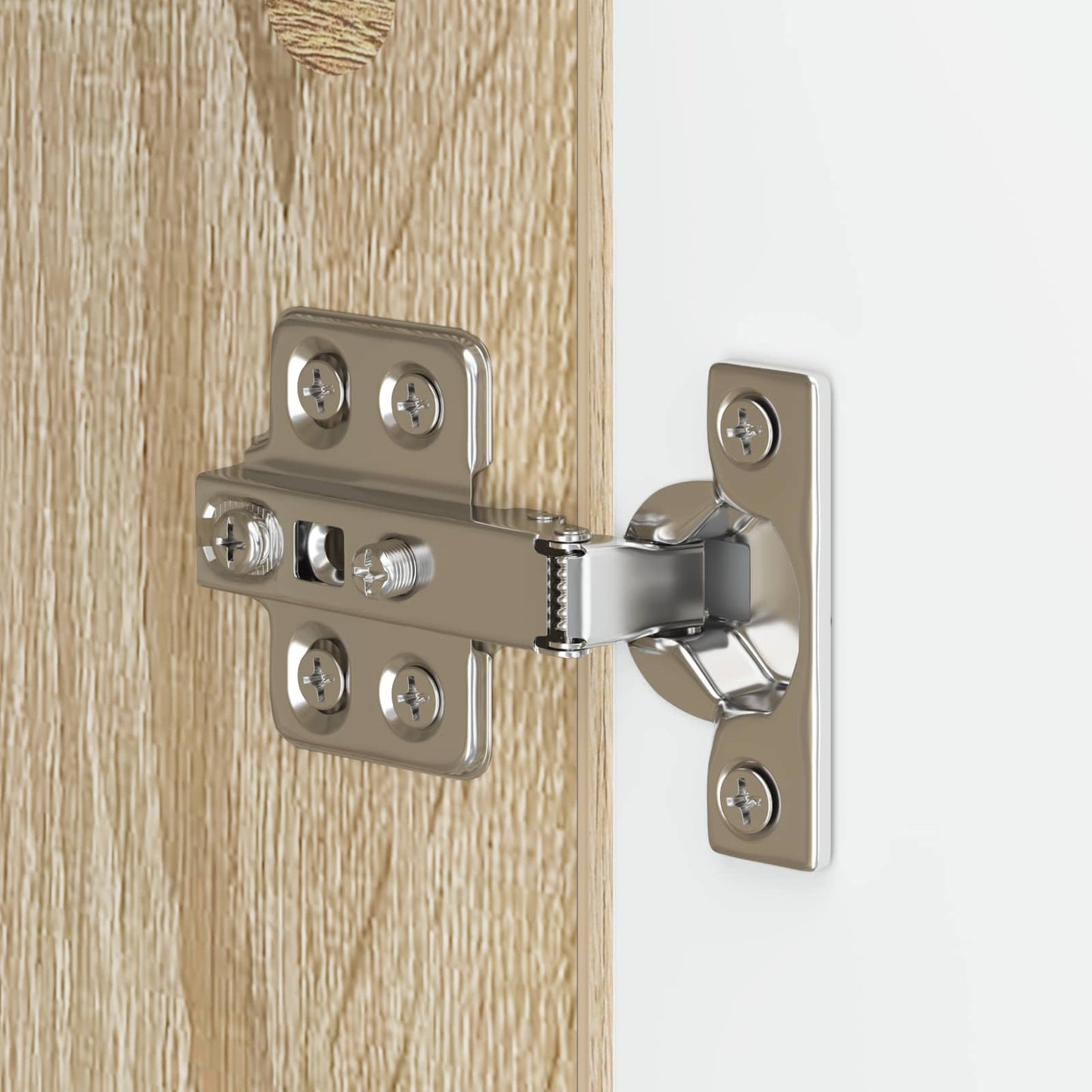Natskab 2 pcs Sonoma-eg 33,5 x 34,5 x 50 cm Konstrueret træ