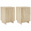 Natskab 2 pcs Sonoma-eg 33,5 x 34,5 x 50 cm Konstrueret træ