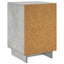 Natskab 2 pcs Betongrå 33,5 x 34,5 x 50 cm Konstrueret træ