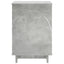 Natskab 2 pcs Betongrå 33,5 x 34,5 x 50 cm Konstrueret træ