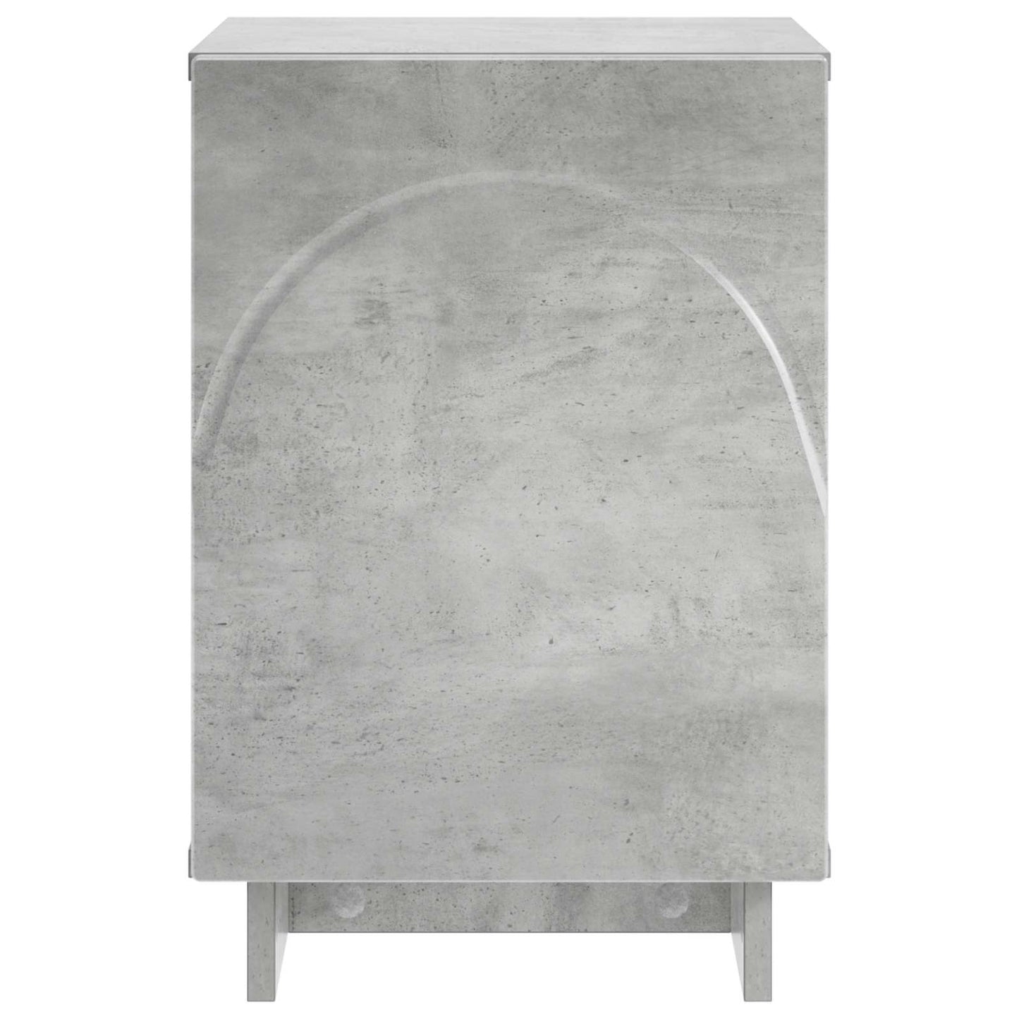 Natskab 2 pcs Betongrå 33,5 x 34,5 x 50 cm Konstrueret træ