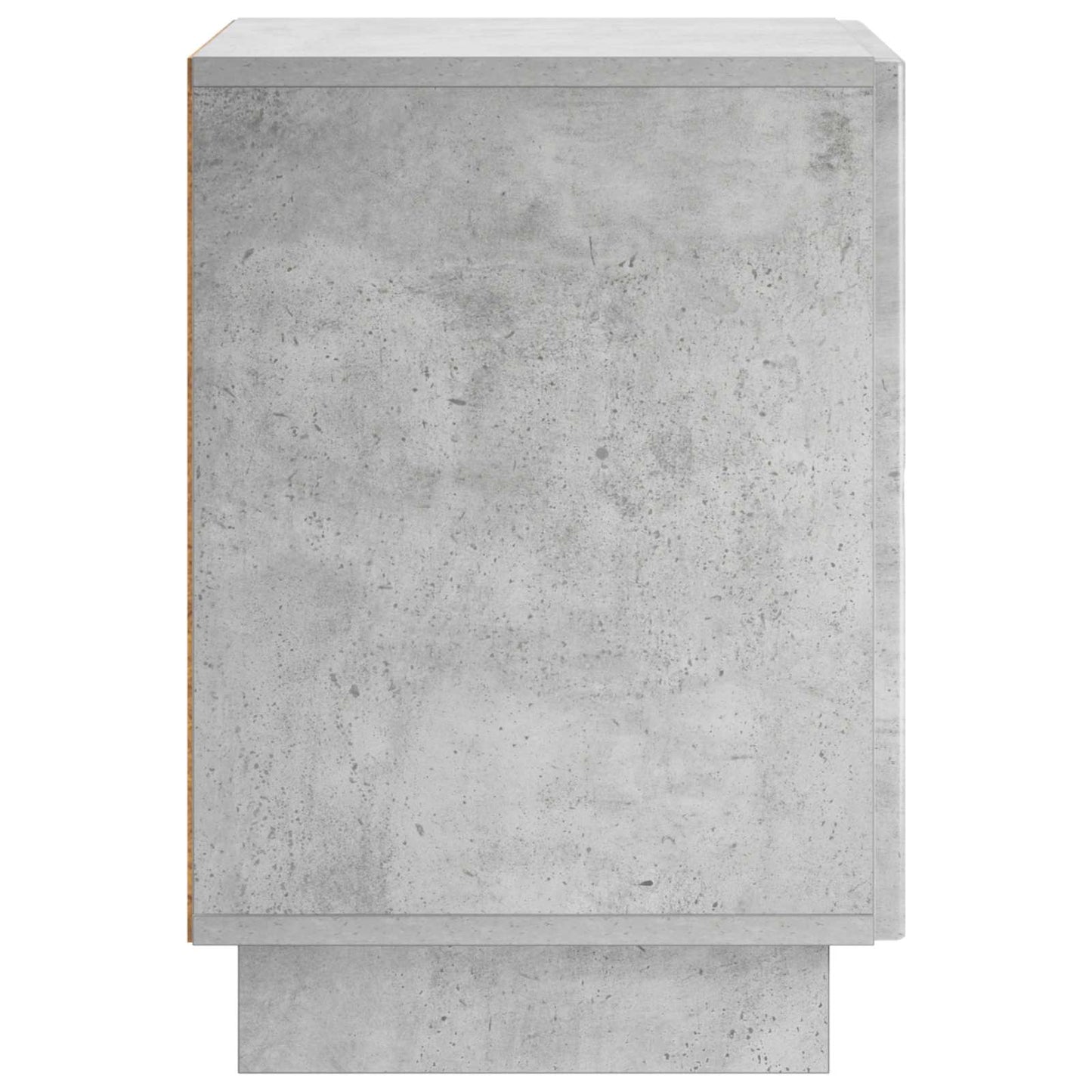 Natskab 2 pcs Betongrå 33,5 x 34,5 x 50 cm Konstrueret træ