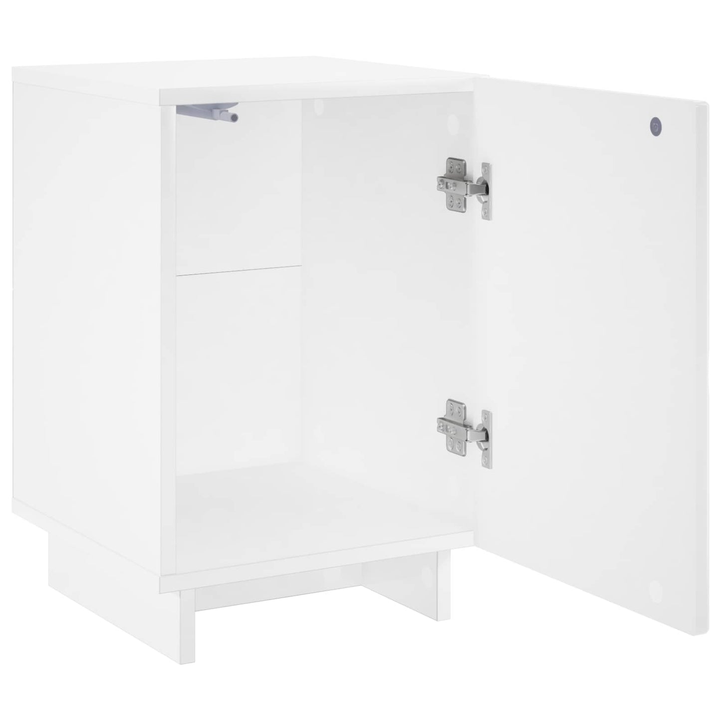 Natskab Hvid højglans 33,5 x 34,5 x 50 cm Konstrueret træ