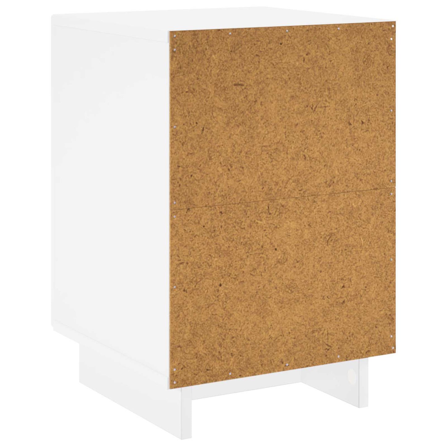 Natskab 2 pcs Hvid højglans 33,5 x 34,5 x 50 cm Konstrueret træ