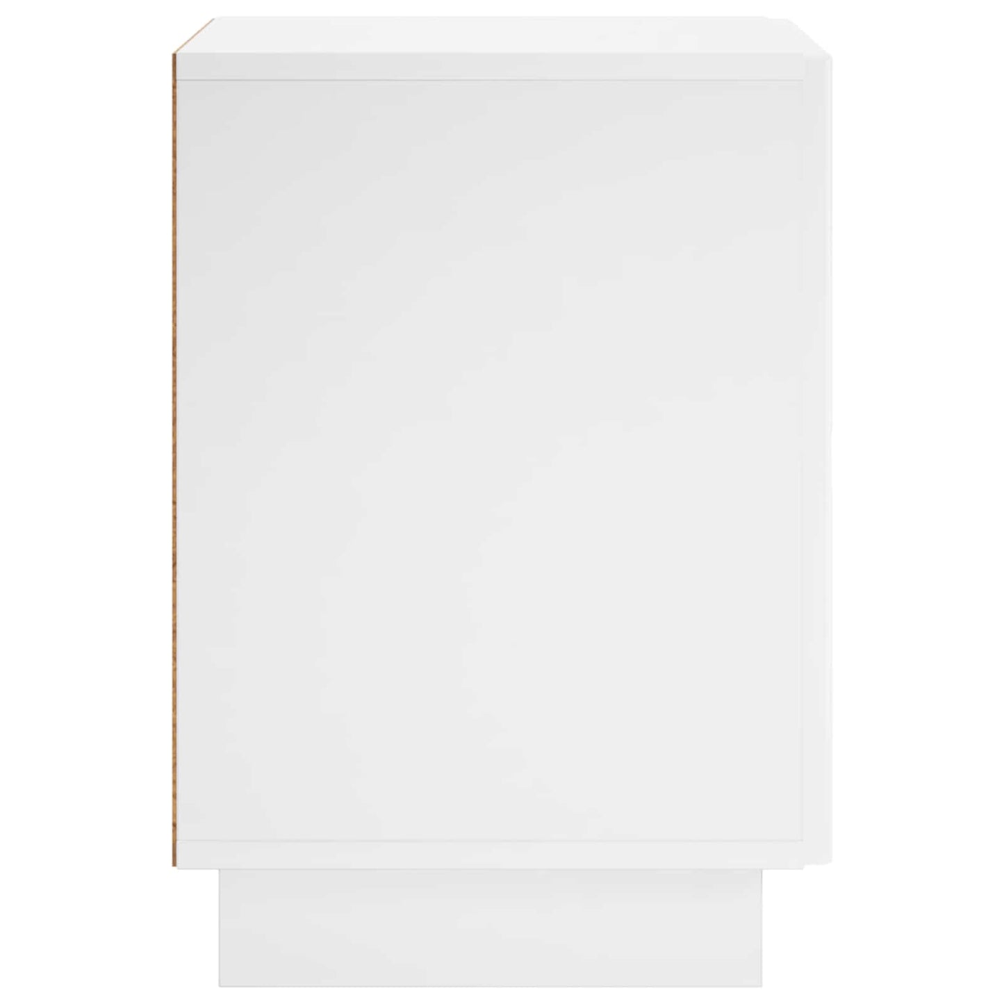Natskab 2 pcs Hvid højglans 33,5 x 34,5 x 50 cm Konstrueret træ