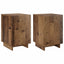 Natskab 2 pcs Gammelt træ 33,5 x 34,5 x 50 cm Konstrueret træ