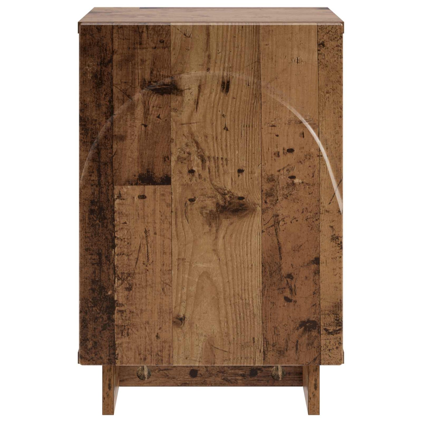 Natskab 2 pcs Gammelt træ 33,5 x 34,5 x 50 cm Konstrueret træ