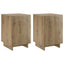 Natskab 2 pcs Artisan-eg 33,5 x 34,5 x 50 cm Konstrueret træ