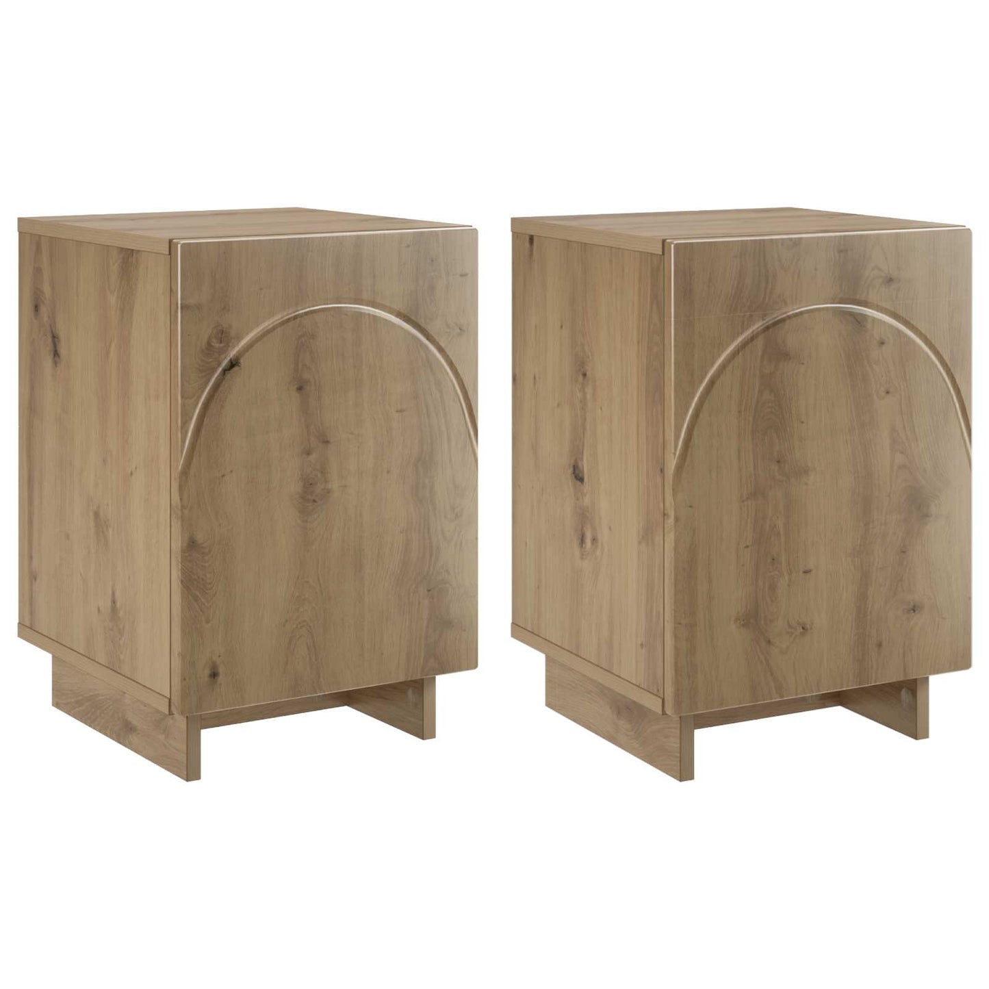 Natskab 2 pcs Artisan-eg 33,5 x 34,5 x 50 cm Konstrueret træ
