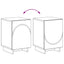Natskab 2 pcs Artisan-eg 33,5 x 34,5 x 50 cm Konstrueret træ