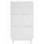 Natskab 2 pcs Hvid 33,5 x 34,5 x 60 cm Konstrueret træ