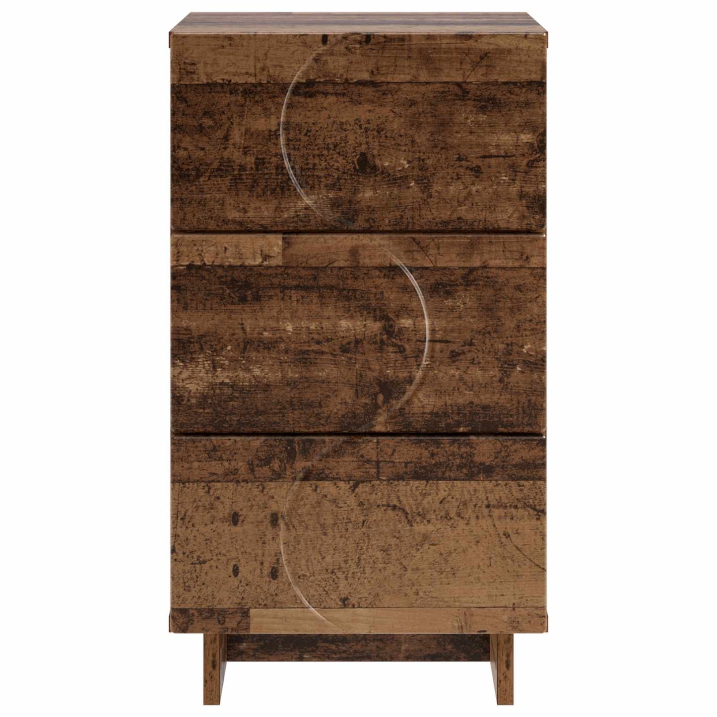 Natskab 2 pcs Gammelt træ 33,5 x 34,5 x 60 cm Konstrueret træ