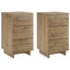 Natskab 2 pcs Artisan-eg 33,5 x 34,5 x 60 cm Konstrueret træ