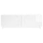Sofabord Hvid højglans 102 x 50,5 x 35 cm Konstrueret træ