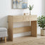 Konsolbord Sonoma-eg 96,5 x 38 x 75 cm Konstrueret træ