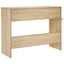 Konsolbord Sonoma-eg 96,5 x 38 x 75 cm Konstrueret træ