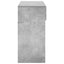 Konsolbord Betongrå 96,5 x 38 x 75 cm Konstrueret træ