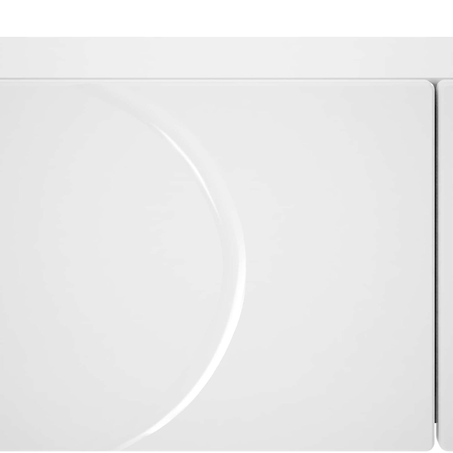 Konsolbord Hvid højglans 96,5 x 38 x 75 cm Konstrueret træ