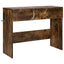 Konsolbord Røget eg 96,5 x 38 x 75 cm Konstrueret træ