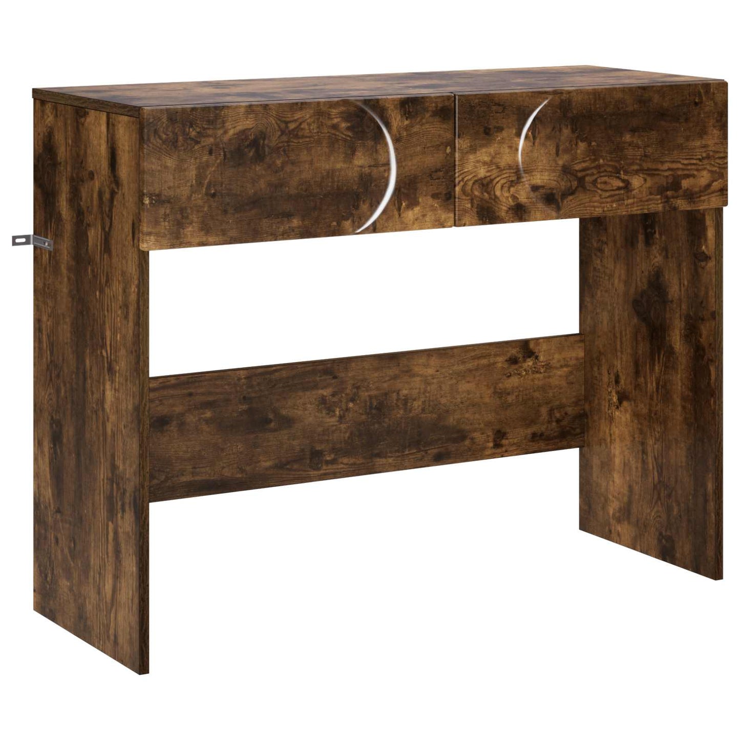 Konsolbord Røget eg 96,5 x 38 x 75 cm Konstrueret træ