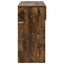 Konsolbord Røget eg 96,5 x 38 x 75 cm Konstrueret træ