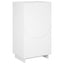Sko skab 48 x 38 x 87,5 cm Konstrueret træ Hvid