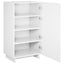 Sko skab 48 x 38 x 87,5 cm Konstrueret træ Hvid
