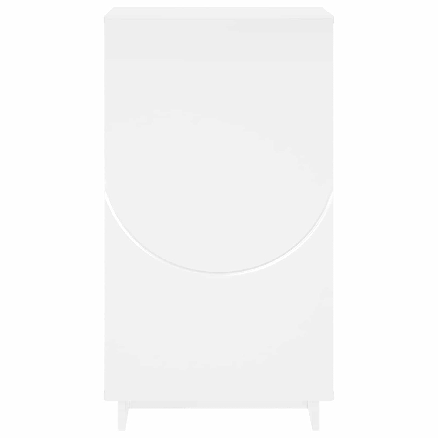 Sko skab 48 x 38 x 87,5 cm Konstrueret træ Hvid