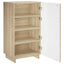 Sko skab 48 x 38 x 87,5 cm Konstrueret træ Sonoma-eg