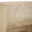 Sko skab 48 x 38 x 87,5 cm Konstrueret træ Sonoma-eg