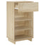 Sko skab 48 x 38 x 87,5 cm Konstrueret træ Sonoma-eg