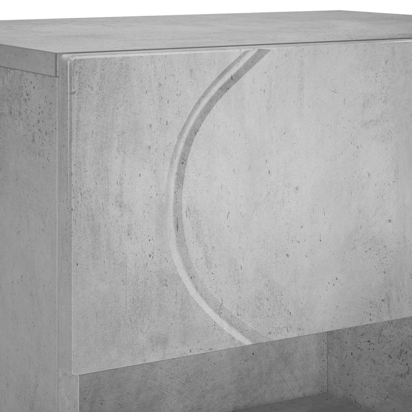 Sko skab 48 x 38 x 87,5 cm Konstrueret træ Betongrå