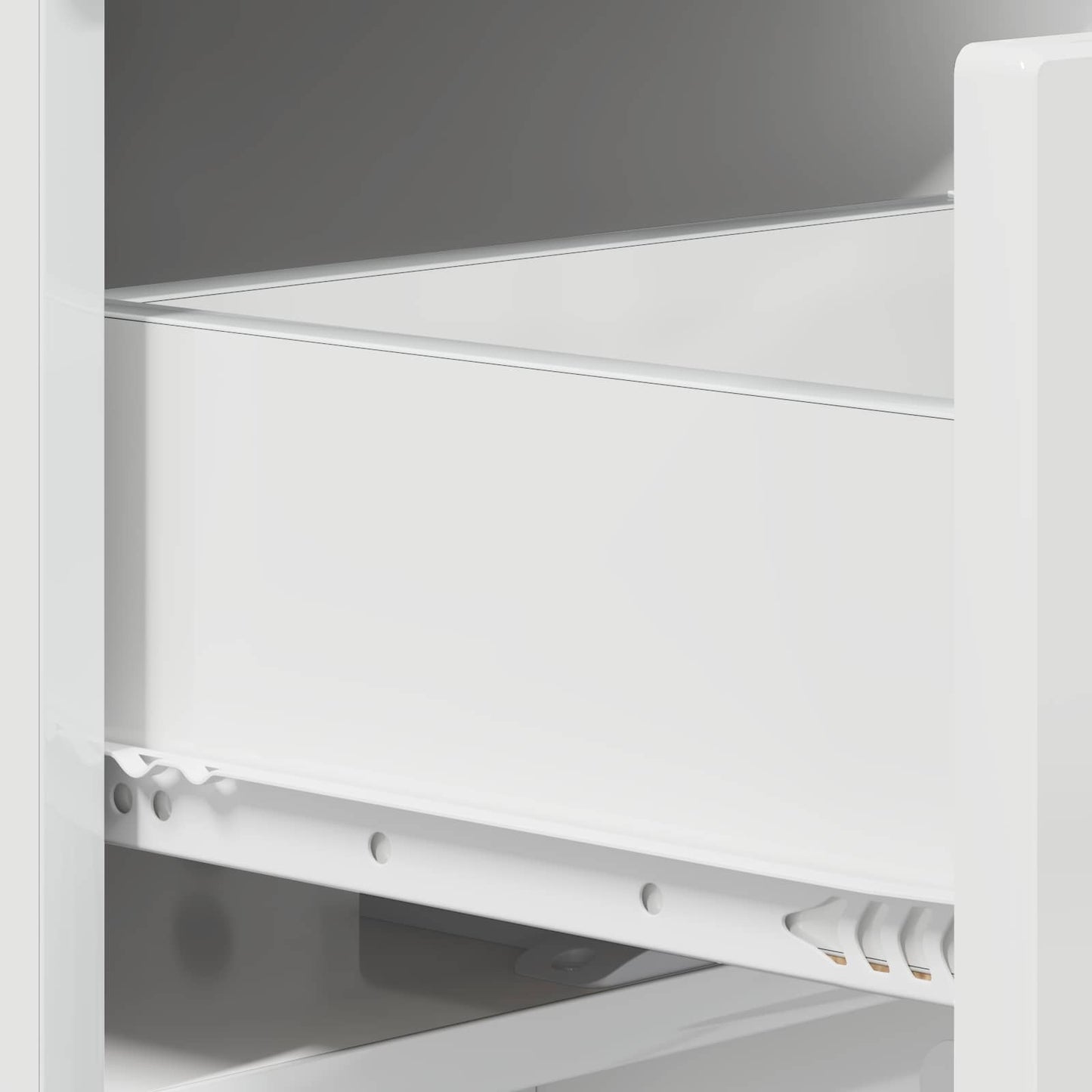 Sko skab 48 x 38 x 87,5 cm Konstrueret træ Hvid højglans