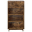 Sko skab 48 x 38 x 87,5 cm Konstrueret træ Røget eg