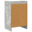 Sengeborde 2 pcs Betongrå 40 x 30 x 60 cm Konstrueret træ