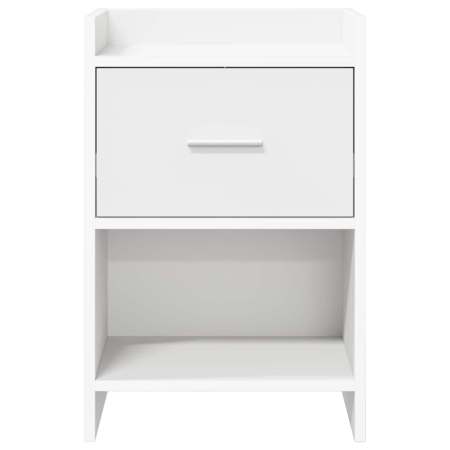 Sengeborde Hvid 40 x 30 x 60 cm Konstrueret træ