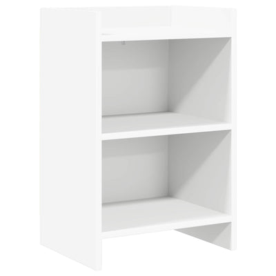 Sengeborde Hvid 40 x 30 x 60 cm Konstrueret træ