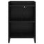 Sengeborde 2 pcs Sort eg 40 x 30 x 60 cm Konstrueret træ