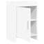 Sengeborde 2 pcs Hvid 40 x 30 x 60 cm Konstrueret træ
