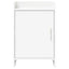 Sengeborde 2 pcs Hvid 40 x 30 x 60 cm Konstrueret træ