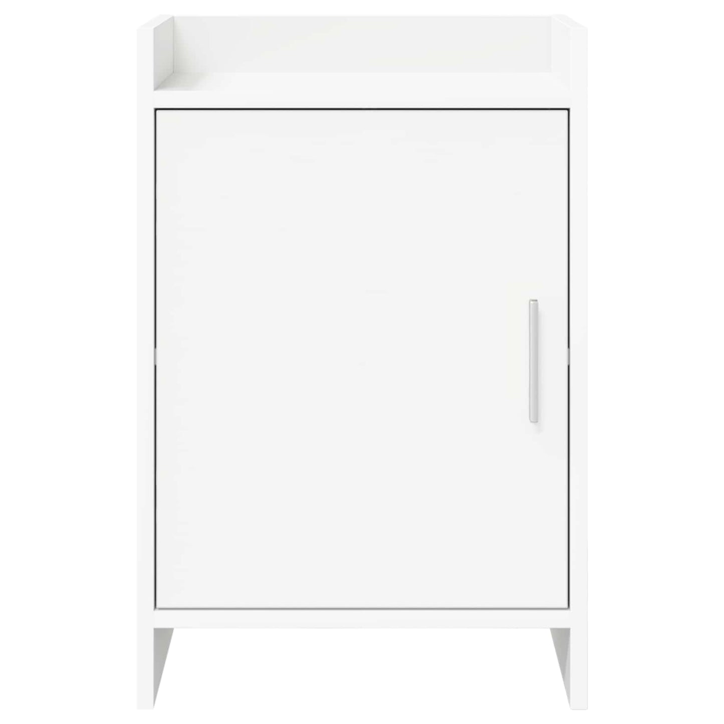 Sengeborde 2 pcs Hvid 40 x 30 x 60 cm Konstrueret træ