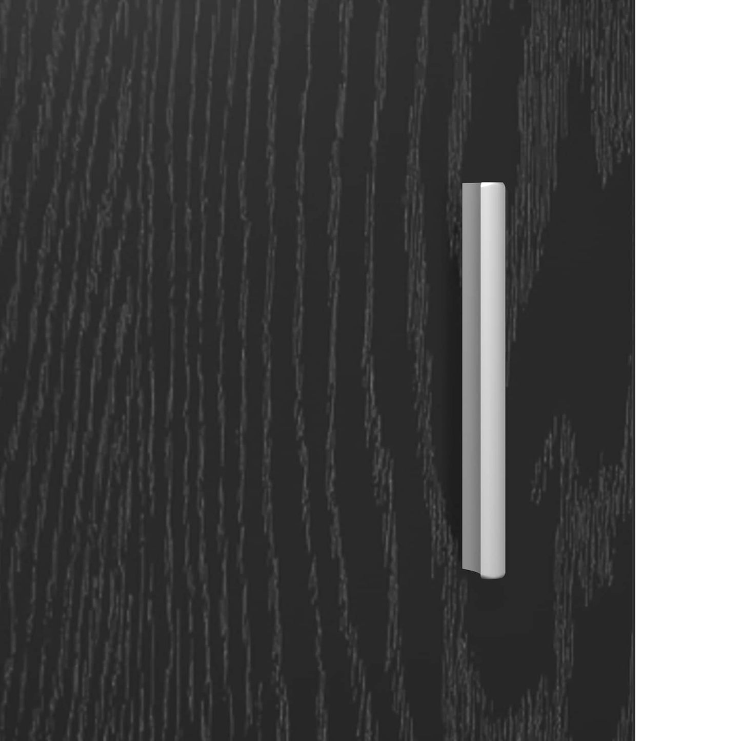 Sengeborde Sort eg 40 x 30 x 60 cm Konstrueret træ