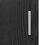 Sengeborde 2 pcs Sort eg 40 x 30 x 60 cm Konstrueret træ