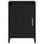 Sengeborde 2 pcs Sort eg 40 x 30 x 60 cm Konstrueret træ