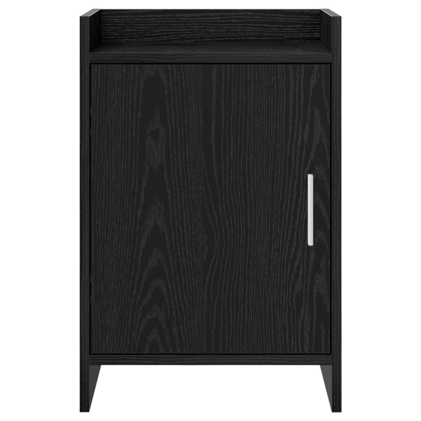 Sengeborde 2 pcs Sort eg 40 x 30 x 60 cm Konstrueret træ